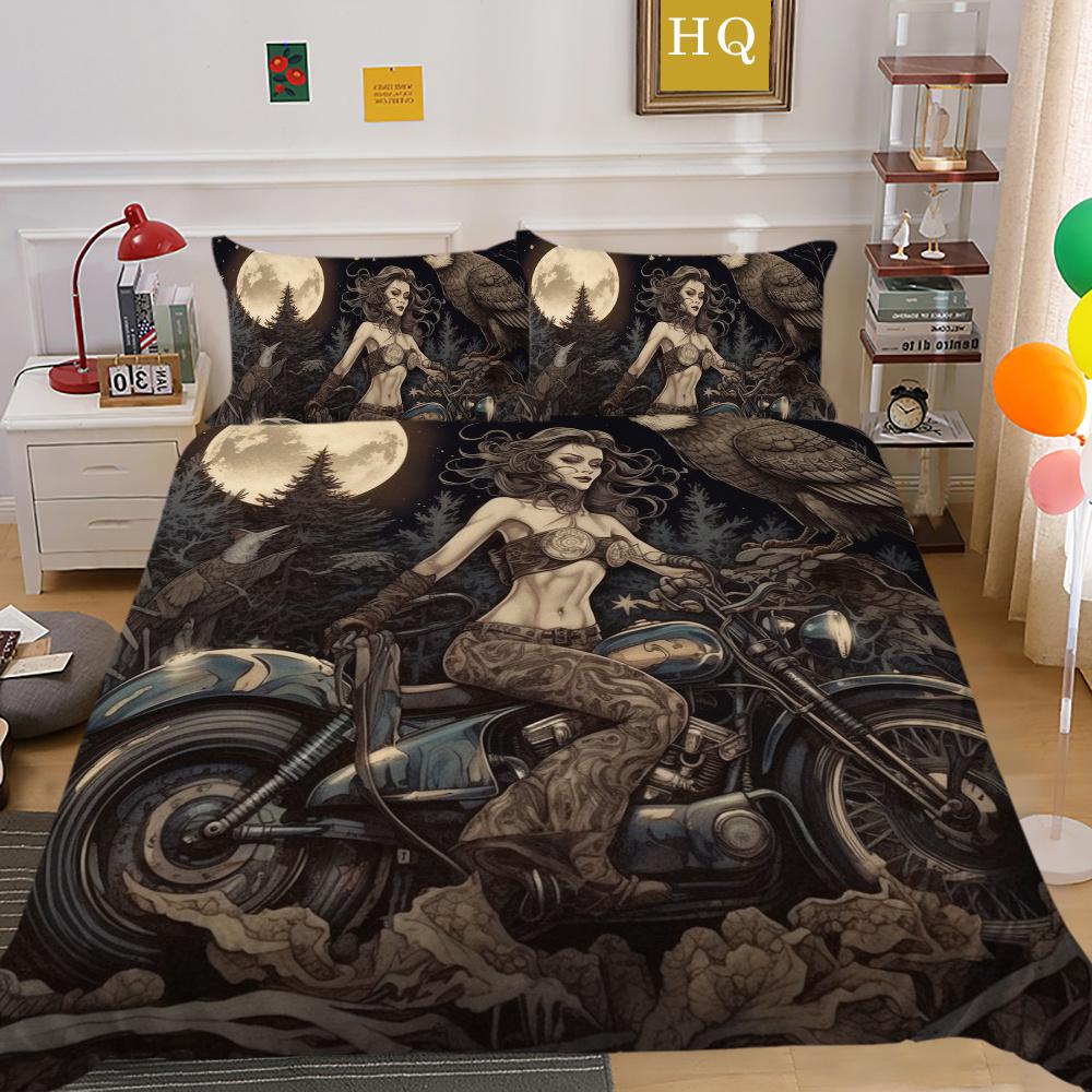 Hot Sale Duvet Cover Set Woman Man Bedding Suit Single Double Size Microfiber Home Bedclothes Bedroom Decor