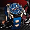 Reloj LIGE Fashion Mens Watches Top Brand Luxury Silicone Sport Watch Men Quartz Date Clock Waterproof Wristwatch Chronograph