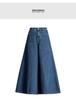 2026 Spring/Autumn High Waist European Chic Wide Leg Jeans for Women - Slimming, Loose Fit Trousers