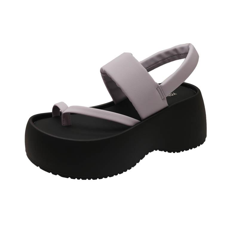 Fashion Summer Platform Flats Women Sandals Fashion Clip Toe Ladies Casual Dress Street Style Gladiator Sandalias