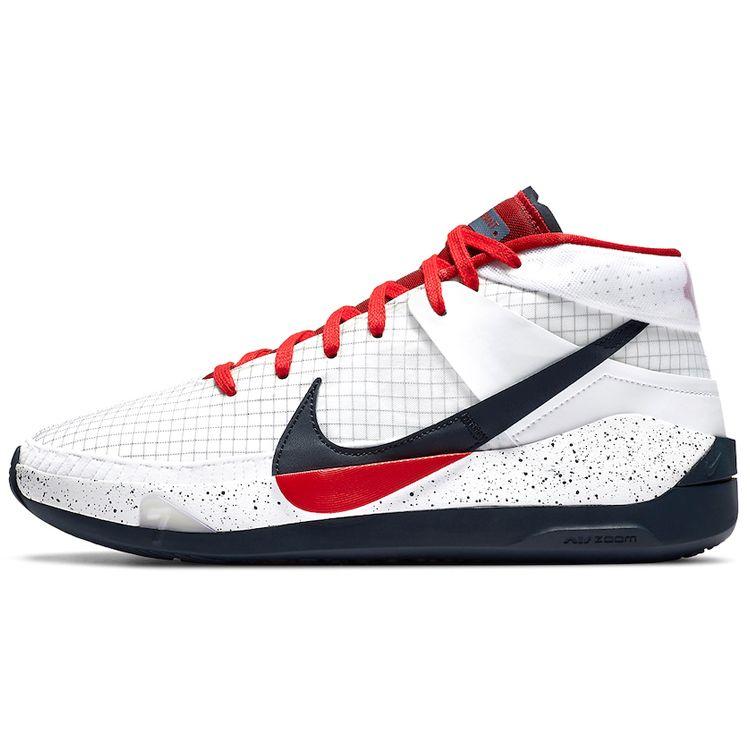 

Кроссовки унисекс Nike KD 13 EP USA White Obsidian University-Red CI9949-101