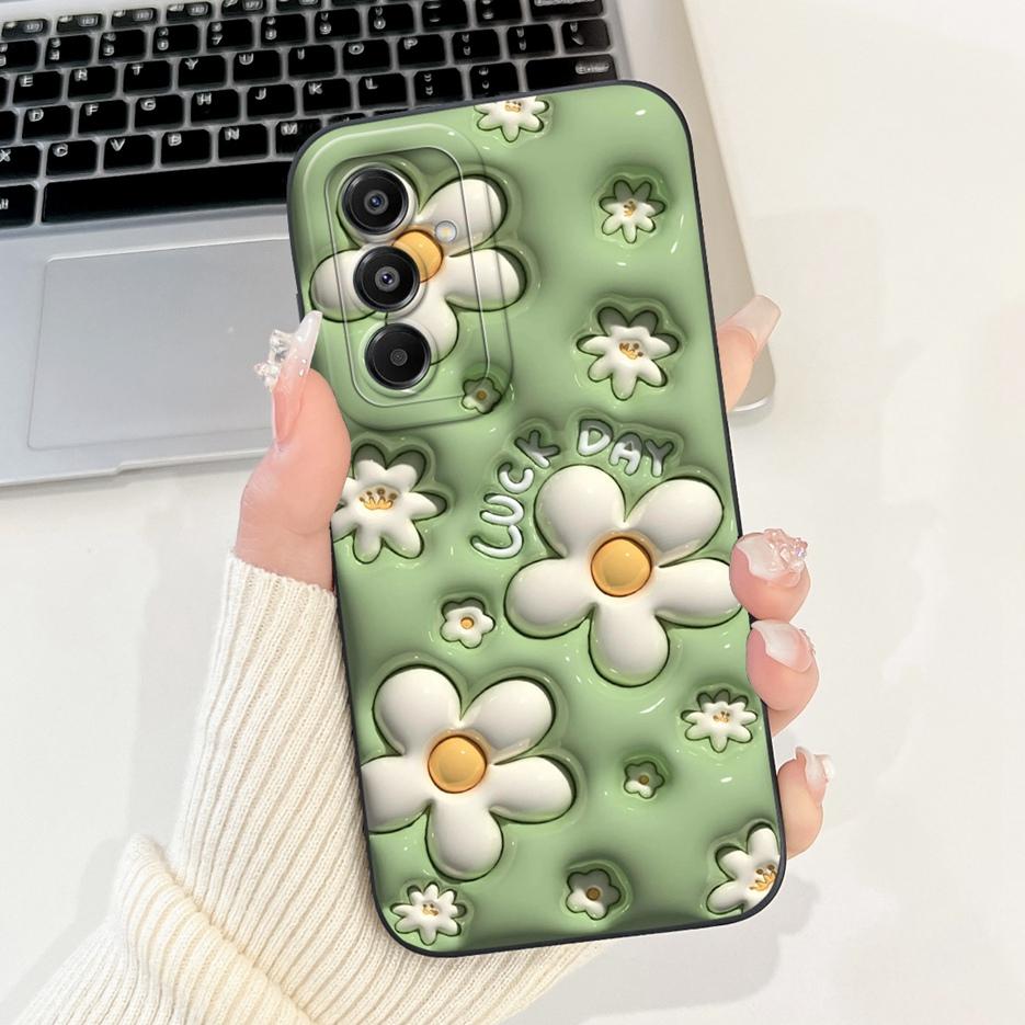 Für Samsung Galaxy A17 5G Hülle SM-A716B Süßes Kaninchen Cartoon Cover Weiche TPU Handyhülle Für Samsung A17 A 17 GalaxyA17 5G Fundas