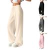 Women Summer Loose Fit Casual Wide Leg Pants Elastic Waistband Drawstring Lounge Trousers Lightweight Breathable Fabric