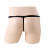 Sissy Pouch Panties Sexy Men Lingerie Waist Adjust Lace Perspective T-Back Thong Low Rise Crossdresser G-String Pearl Underwear