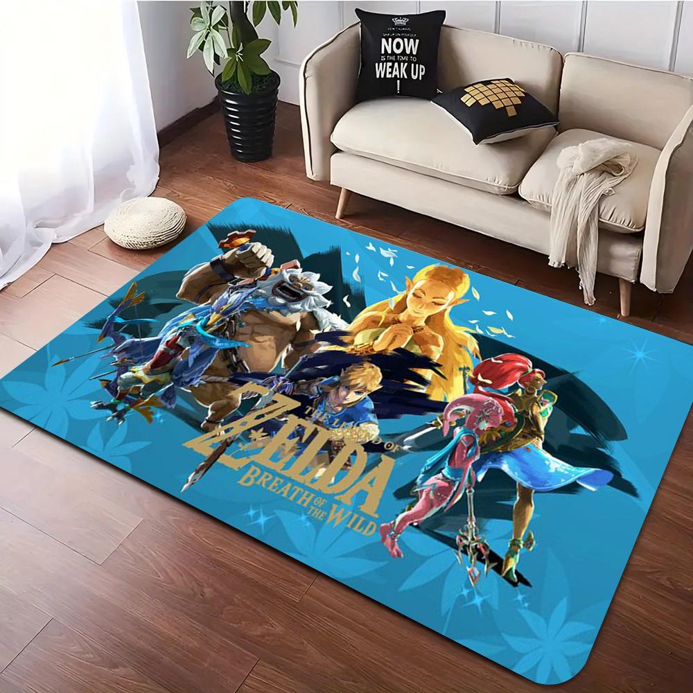 

Грайливий Пригодницький Ігровий Килим Z-Zelda Килим Декор Дивана для Вітальні Килими Чоловіча Печера Килим для Спальні Ігрова Кімната Килимок для Підлоги для Крісла Коридор 120*160cm