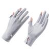 Women's Ice Silk Sun Protection Gloves - Lightweight, Breathable, Anti-Slip, UV Shield for Summer Cycling.