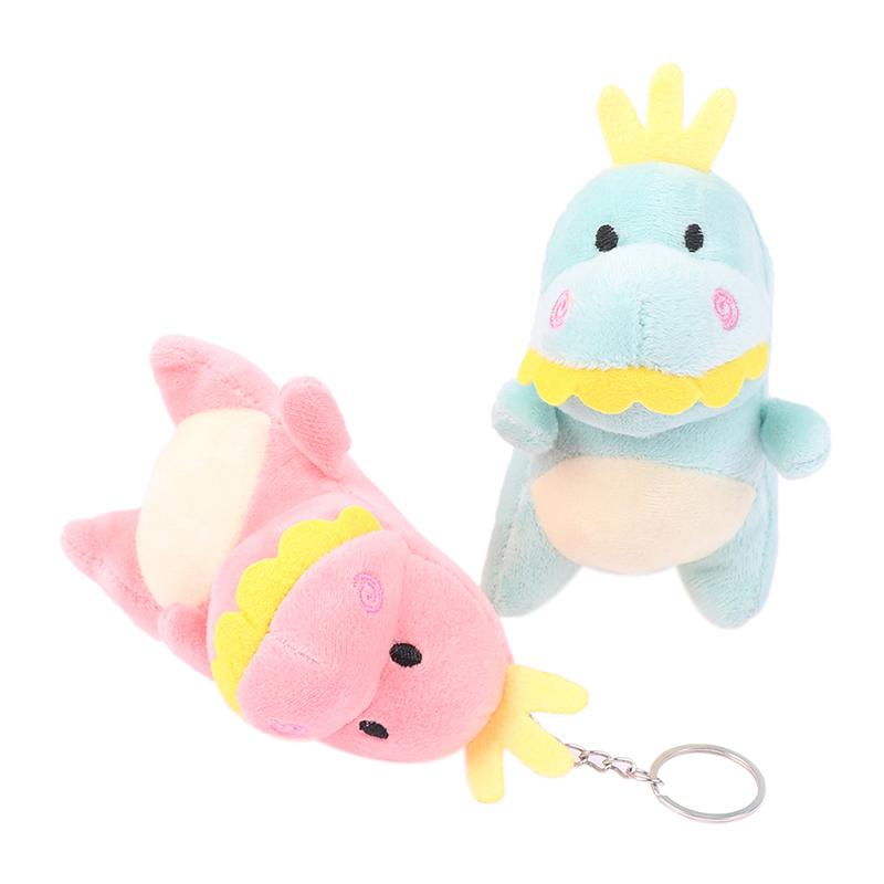 1Pcs Cute Little Dinosaur Pendant Doll Plush Toy Key Chain Bag Pendant Doll Kids Gifts