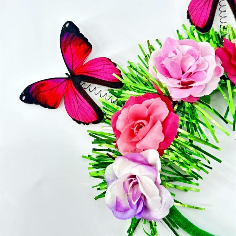 Festival Celebration Floral Headband Role Play Headgear Carnivals Party Props