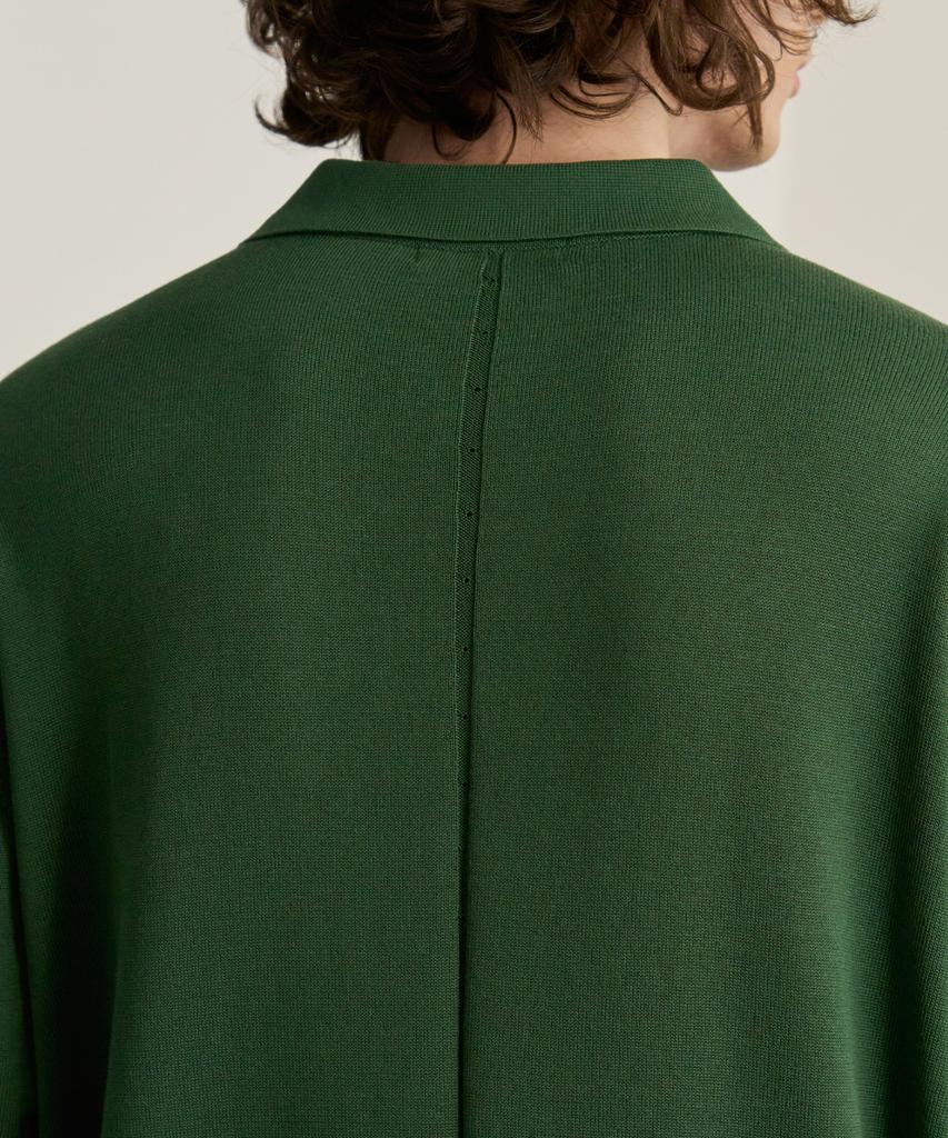 DRAW FIT Cooling Modal Half Collar Knit [Green]