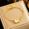 Hot Sale Exaggerate Individuality Metal Smooth Surface Water Drop Bangle for Woman  Adjustable Bracelet Paty Jewelry Daily Wear
