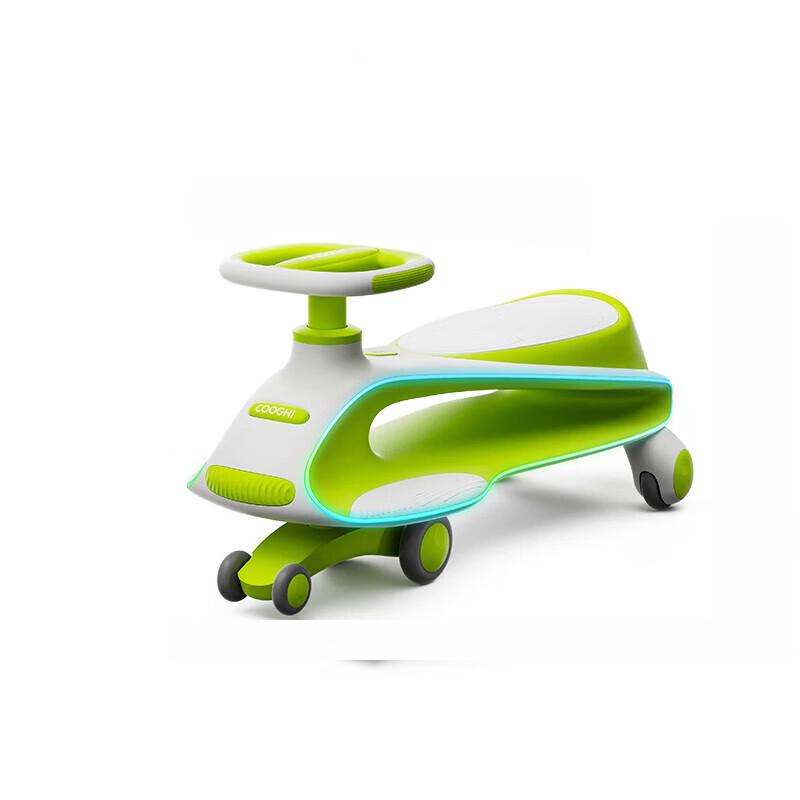 Kuqi N1 Anti-rollover Kids Twist Car Kuqi Green Sound & Light