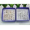 18 Pairs Novelty Women Lady Ear Studs Plastic box Earrings Gold/Silver Plated