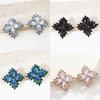 Geometric Crystal Ear Studs For Women With Alloy Material And Exquisite Electroplating