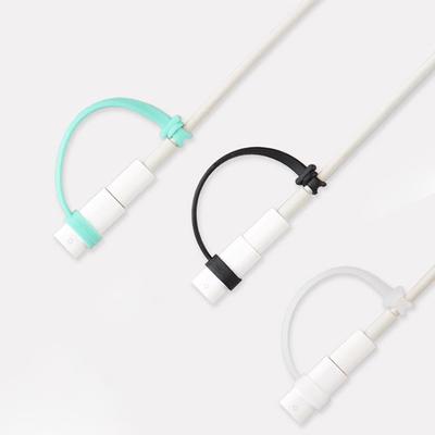 2 STÜCK Für Ladeadapter Anti-Verlust Silikonkabel Kein Verlegen mehr Anti-Verlust Silikonverbinder