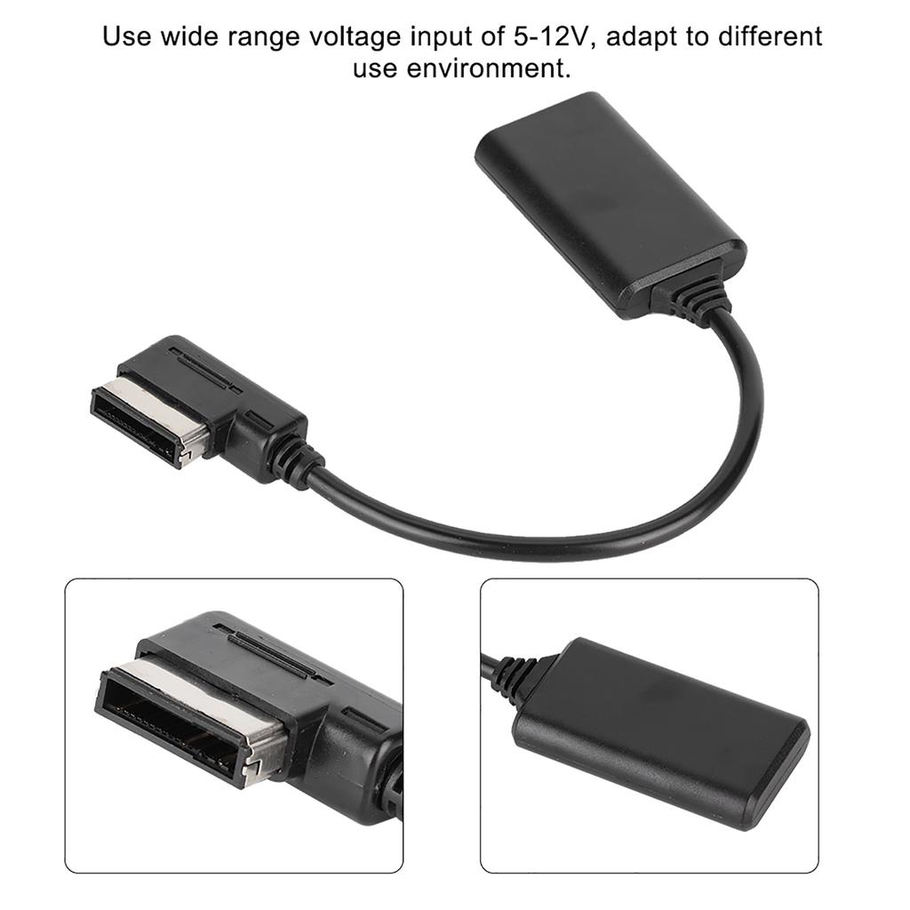 AUX Cable for MMI Music Interface Adapter Cable Bluetooth5.0 AUX Music Interface Adapter Cable Fits for AMI MMI MDI