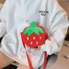 Strawberry Carrot Plush Shoulder Bags Cute Fruit Crossbody Bag Candy Bag Kids Plush Bag  School Bag