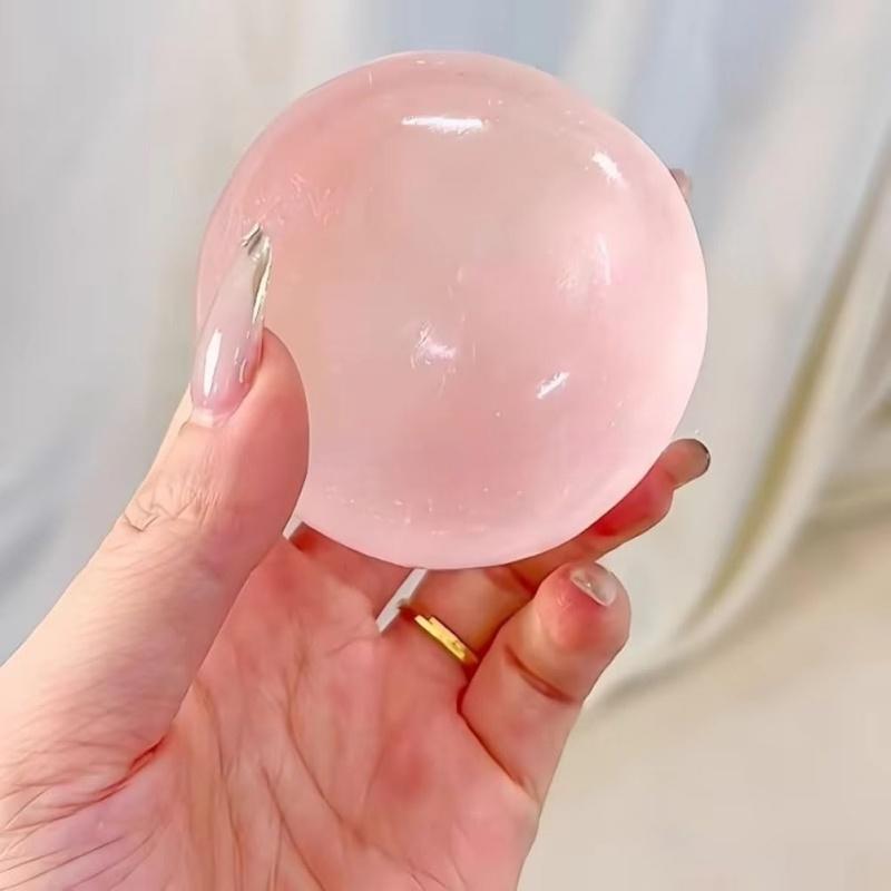 

Handmade Coconut Oil Squishy Ball Slow Rising Fidget Stress Ball Clear Jelly Sensory Ball Soft Stress Relief Toy for Adults
