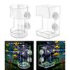 Acrylic Fish Feeder Transparent for Brine Shrimp Larva Assembled Prevent Water Turbulence Fish Tank Worm Feeder Golden Fish