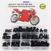 Motorsykkel Tilbehør Full Kåpe Bolter Sett Skiver Festeklips Muttere Skruer Stål Bolter Sett 748 916 996 998 For Ducati