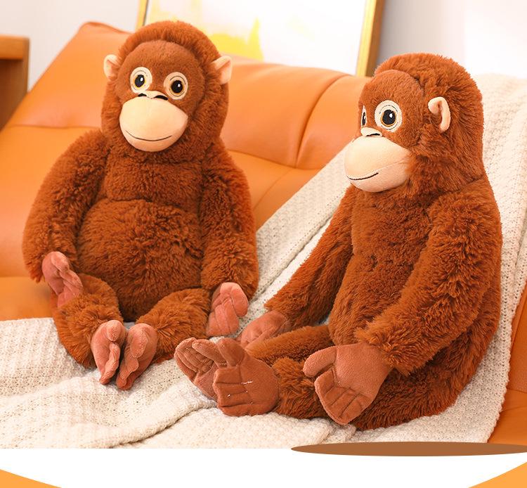 Cross-Border E-commerce Plush Monkey Doll - Animal Zoo Simulation Gift Item