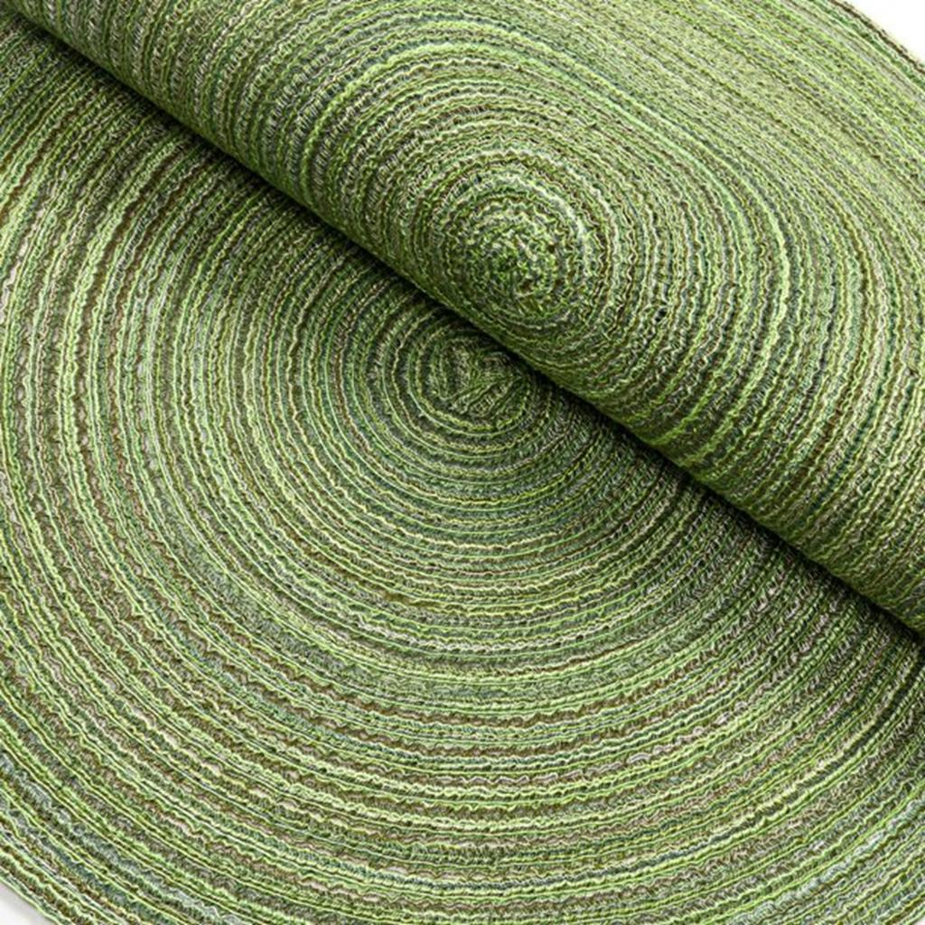 4-piece Set Meal Mat Woven Round Mat Tableware Cup Pad Woven