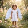 Handmade Craft Princess Wings Non-woven Fabric Kids Party Wings Cosplay Elf Wings  Children