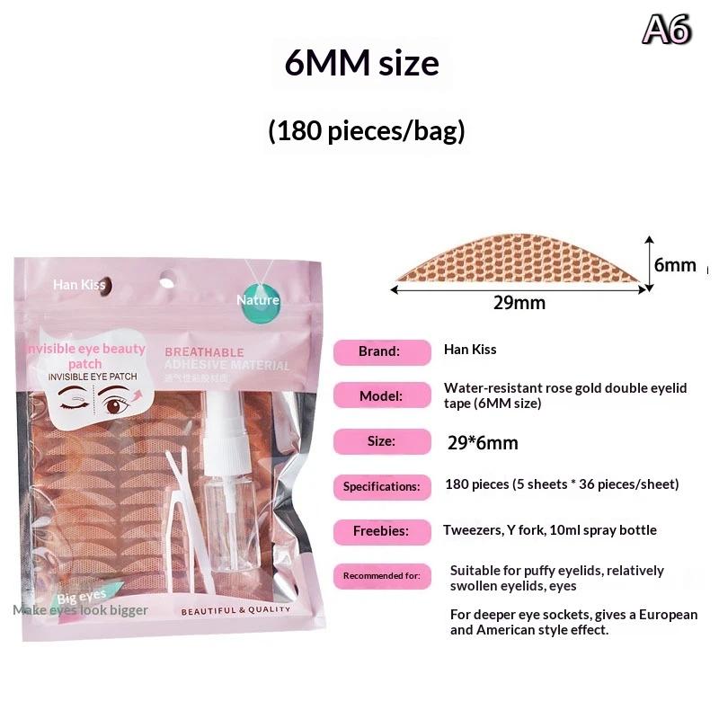 Invisible Eye Lift Stickers Waterproof Double Eyelid Tape Lift Sagging Eyelids Lace Mesh Eyelid Sticker Fiber Eyelid Tape as the picture