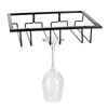 3 Rows Wine Holder Black Wine Shelf Storage Wine Rack  Bar