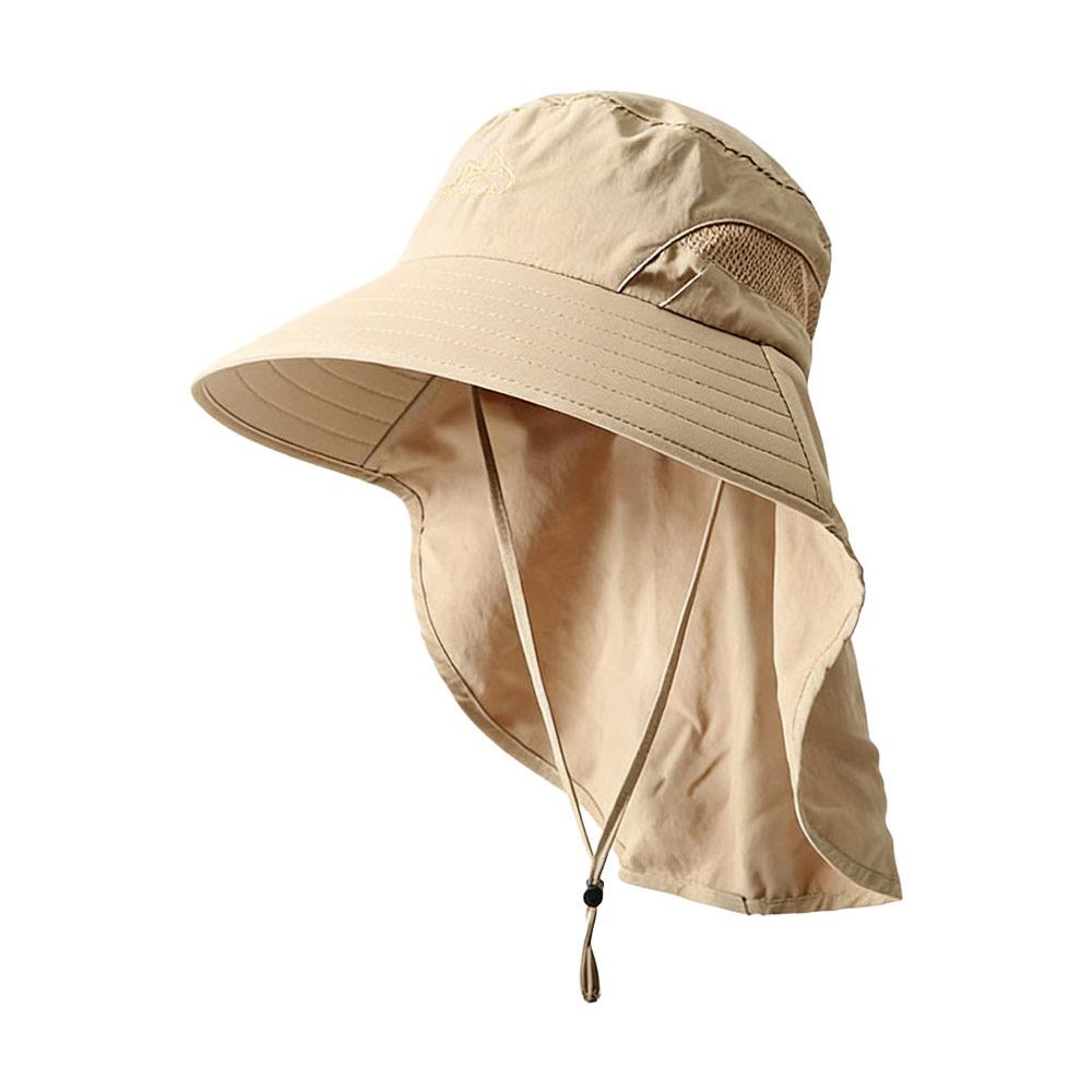 

Casual Anti UV Shawl Fisherman Hat Quick Dry Adjustable Tea Picking Hat Wide Brim Breathable Sun Hat Summer хаки
