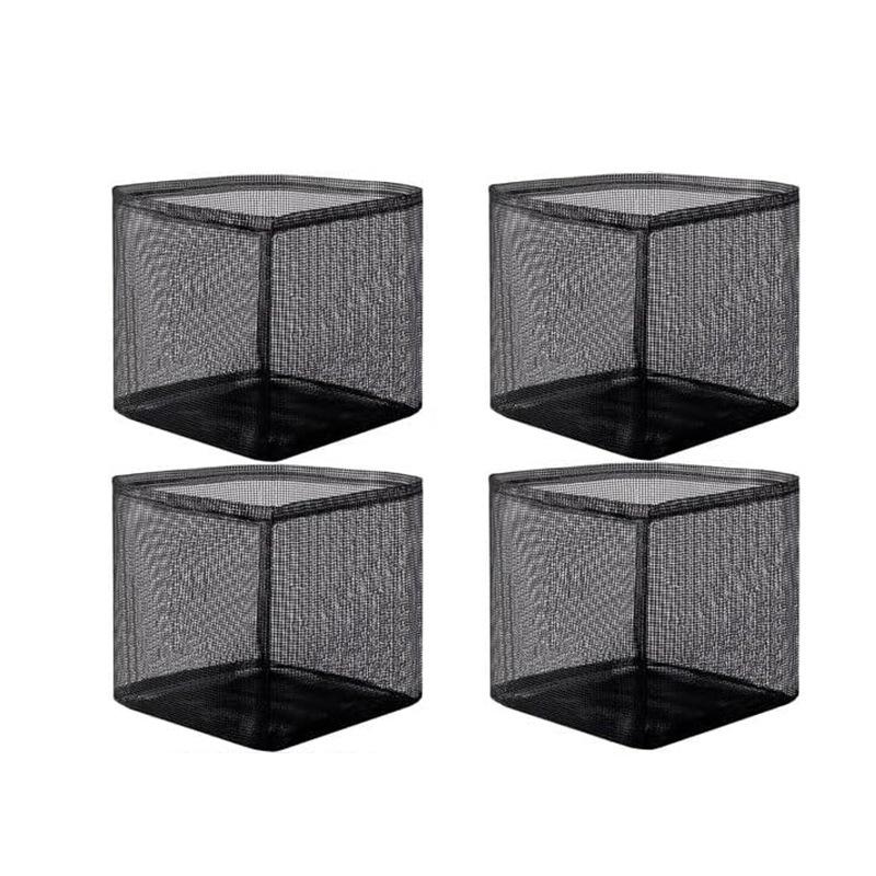 4pcs Reusable Mesh Growing Buckets Aquatic Plant Planting Bags Baskets Floating Planting Bags for Water Planting Indoor Garden