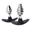Men's and Women's Outdoor Wear Boat Anchor Metal Silicone Base Butt Plug Expansion Back Court Bolt Adult Sex Product Toys