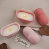 Love Candle Cup Silicone Mold DIY Heart Candle Vessel Making Plaster Resin Storage Box Molds Home Valentine's Day Dec Craft Gift
