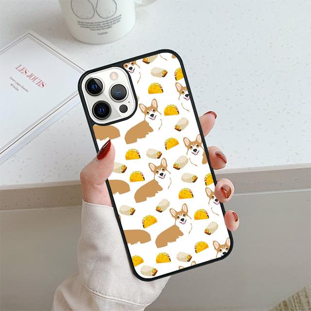 CUTIE CORGIS Phone Case For iPhone 17 Air 13 12 14 15 16 Cover For Apple iPhone 17 Air 14 15 16 Pro Max 6S Plus Coque