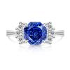 Light Sweet 925 Silver Rose Cut High Carbon Diamond Candy Design Sense Women's Ring Jewelry