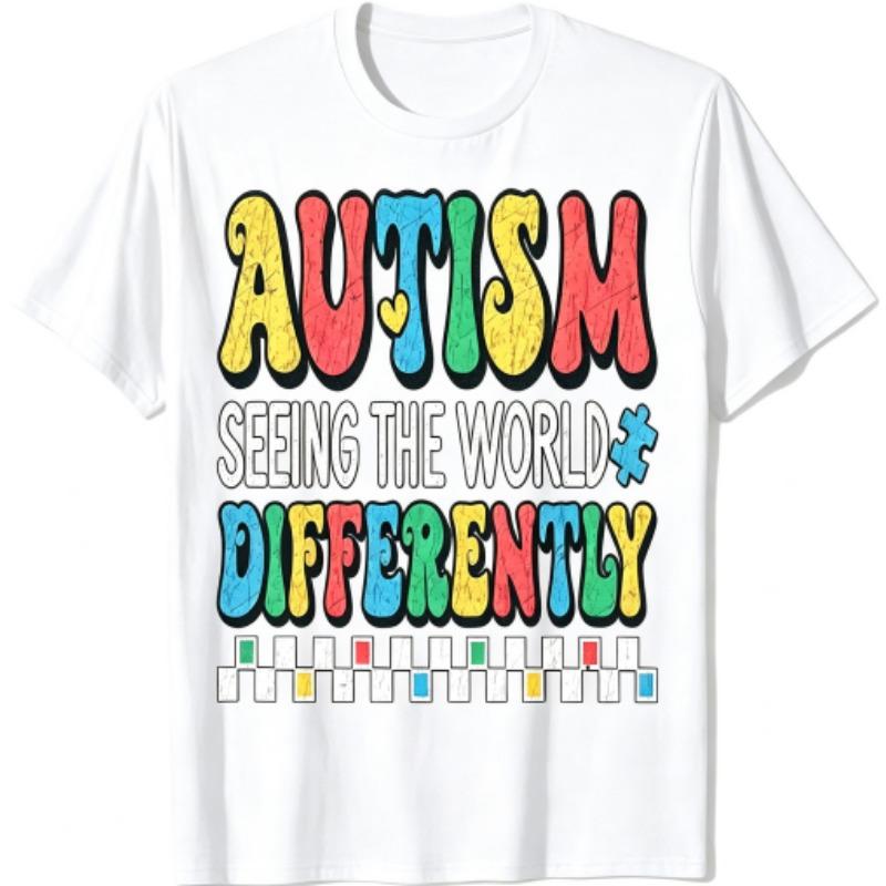 Multicolored Letters Print Men s T-Shirts Summer Fashion Street Outdoor Casual T-shirt Tops for Men s and Women s Tees Top XXS