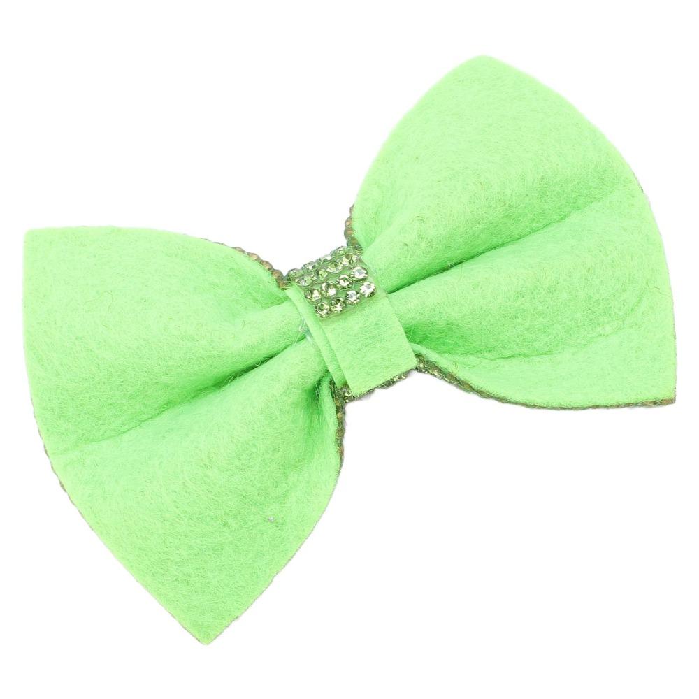 2pcs Handmade Sequin Hair Clips Shiny Design Bow Hair Accessories Large Glitter Hair Bows For Women