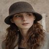 Slope Shape Asymmetric Bucket Hat Brown H042BR