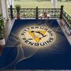 Soft Floor Carpet Pittsburgh Penguins Pattern Area Rug Decorative Mat For Home Room Decoration