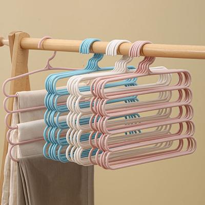 Portable Multi-layer Towel Scarfs Racks Pants Rack Clothes Rack Storage Holders Trousers Hangers