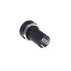 2Pcs 3.5Mm Audio Jack Socket 3 Pole Black Stereo Solder Panel Mount With Nuts