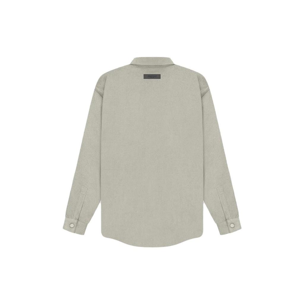 Fear of God Essentials SS23 Corduroy Shirt Jacket Men Jacket Seal-Gray FOG-SS23-046