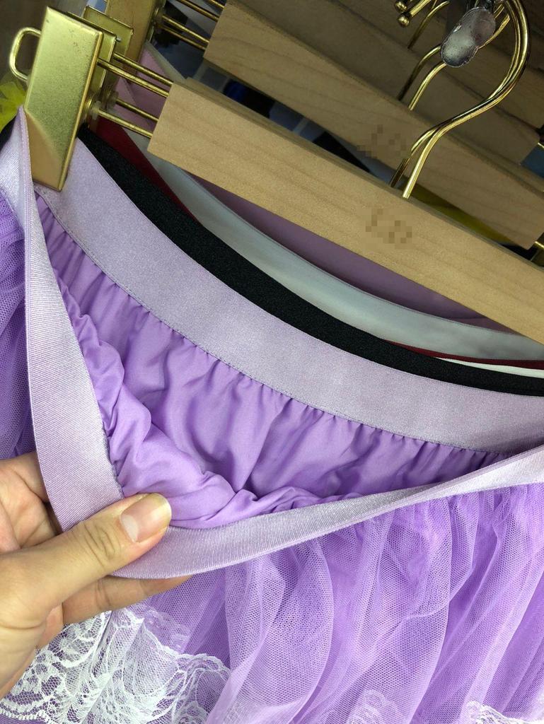 New French Princess Layered Lace Puffy Cake Skirt