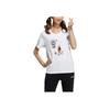 Neo W Splf Tee 1 Fun Print Casual Sports Round Neck Short Sleeve T-Shirt Women Tops White HC3835
