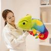 Nuovi Peluche Camaleonte Carini Ripieni Panciotto Cartone Animato Lucertola Strisciante Bambola Calda Morbida Cuscino da Divano per Casa Regalo Divertente per Bambini