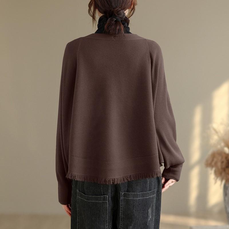 knitted vintage causal loose Spring autumn winter woman cardigan sweater for women sweaters clothes