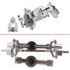 MN99S MN D90 D91 D96 MN98 MN45 CNC Metal Front and Rear Portal Axle Set 1/12 RC Car Upgrade Parts