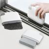 Multipurpose Kitchen Window Sill Gaps Brush With Scraper Double Head For Deeply Cleaning Stubborn Grime In Tight Space