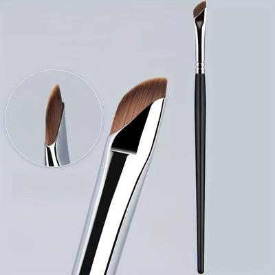 Ultra Thin Sickle Eyeliner Brush, Knife Edge Liquid Eyeliner Brush