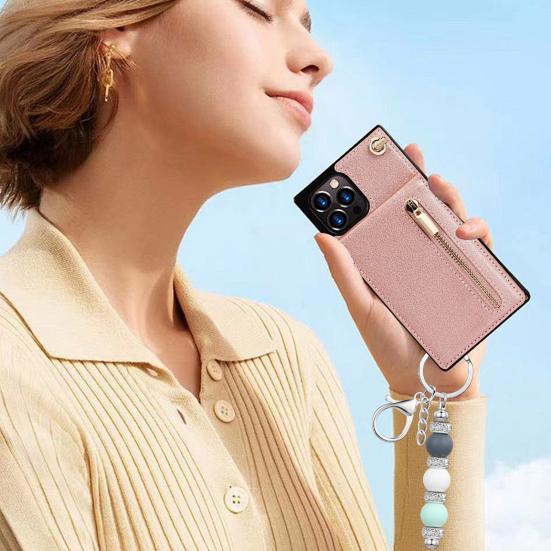 12Pcs DIY Beaded Key Chain Rust-Proof Durable Handmade Keychain Pendants Classroom Reward Keychain Crafting Tools