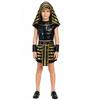 Egyptian Pharaoh Costume Kids Halloween Party Outfit Boys Girls Cosplay Set Neutral Style